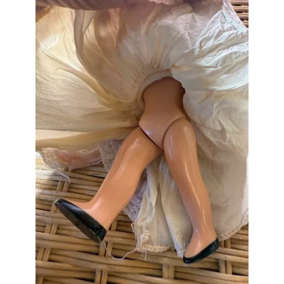 Vintage 40's Plastic Nancy Ann Story Book Doll AS IS TLC 5" - Picture 5 of 15